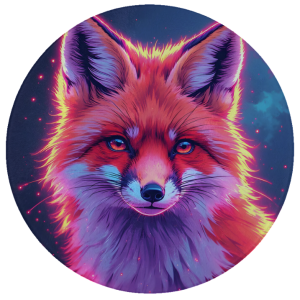 Fox Chopping Board (Round)